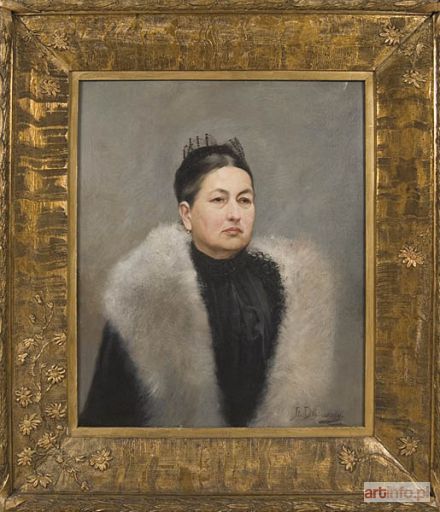 DZIDOWSKA Stanisława | PORTRET KOBIETY W CZARNEJ SUKNI